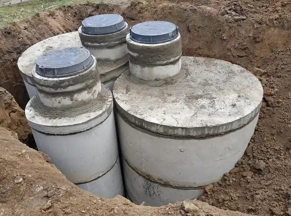 Установка септика из бетонных колец цена в Смолевичах фото